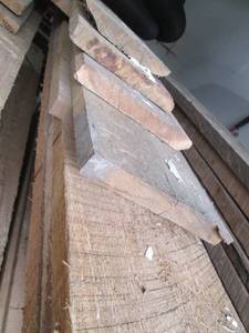lot 112 image: Lot of Rough Cut Lumber Planks