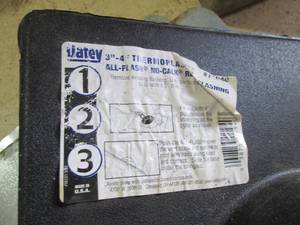 lot 177 image: Lot of Knee Pads and Roof Flashing