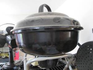 lot 192 image: Charcoal Grill with Kingsford Lighter and Char-Broil Hickory Wood Chips