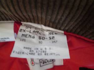 lot 202 image: Zero Zone Insulated Outerwear by Walls, Mens 2X-Large