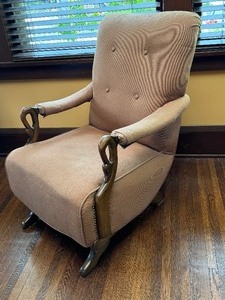 lot 85 image: Vintage Platform Rocking Chair