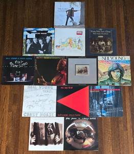 lot 293 image: Solo Neil Young & Stephen Stills Music Plus Collaboration Band Albums
