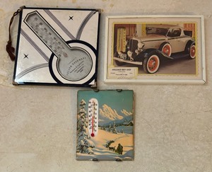 lot 351 image: Vintage Advertisements for Woessner Body Shop, Fossan Hardware and More