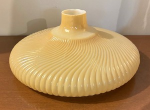 lot 364 image: Vintage Swirled Glass Dome Light Fixture