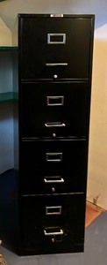 lot 375 image: Acorn 4 Drawer File Cabinet