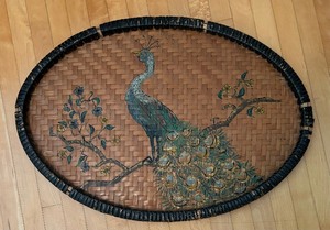 lot 393 image: Wonderful Vintage Woven Decor