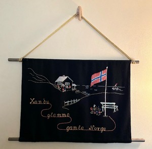 lot 406 image: Nice Norwegian Tapestry