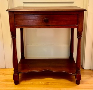 lot 488A image: Vintage Wooden Accent Table