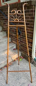 lot 476A image: Antique Victorian Bent Wood Easel