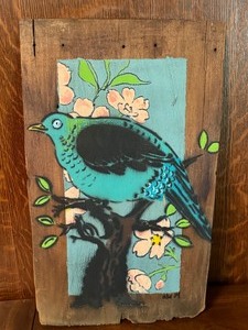 lot 18C image: Original Amy Rice Painting on Wood