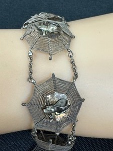 lot 18D image: Vintage Spider Web Bracelet