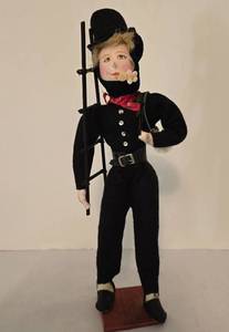 lot 452 image: Unusual Chimney Sweep Doll with Accessories