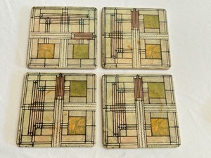 lot 240 image: Set of Four Frank Lloyd Wright Coasters