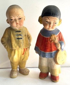 lot 249A image: Pair of Antique Japanese Dolls