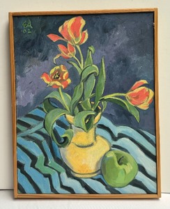 lot 176A image: Framed Original Still Life Painting