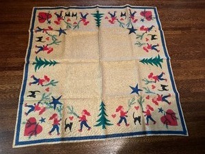 lot 192A image: Vintage Square Norwegian Table Linen
