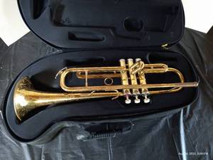 lot 38 image: Borg Trumpet in Case