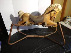 lot 45 image: Vintage Rocking Horse