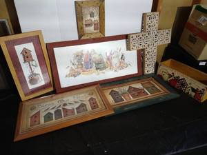 lot 67 image: DecorArt Lot - Mostly Primitive Birdhouse Designs