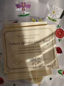 lot 133 image: Large Lenox Bowl - NIB