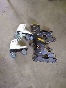 lot 144 image: Bauer Expandible Roller Blades & Bratz Roller Skates