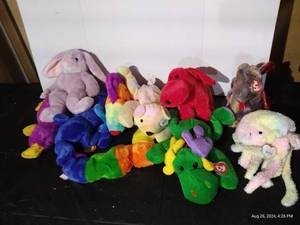 lot 184 image: (10) Large Ty Beanie Buddies