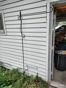 lot 197 image: Garden Hangers - Flag Hangers & Wind Catcher
