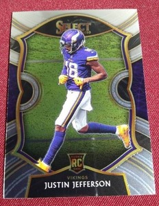 lot 220 image: 2020 Select Justin Jefferson Rookie Card