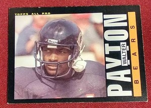 lot 224 image: 1985 Topps Walter Payton Card