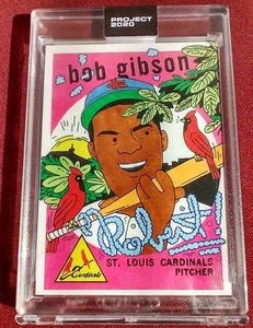 lot 226 image: Topps Project 2020 Bob Gibson Card
