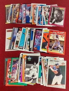 lot 232 image: (50) Kirby Puckett Cards