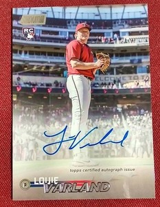 lot 233 image: 2023 Stadium Club Louie Varland Autograph Rookie Card
