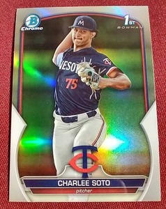 lot 239 image: 2023 Bowman Charlee Soto Refractor - 1st Bowman