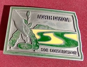 lot 249 image: North Dakota Soil Conservation Belt Buckle