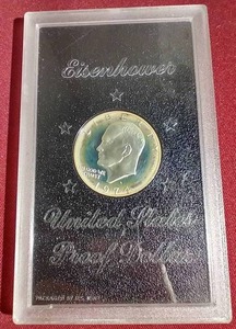 lot 273 image: 1974-S Proof Eisenhower Silver Dollar