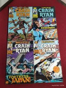 lot 287 image: 1980s Epic Crash Ryan Comic Mini Series - Complete