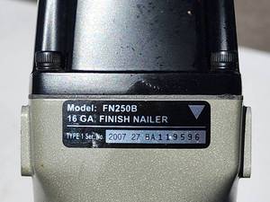 Porter Cable Woodworking 16 Gauge Finishing Nailer Air Tool