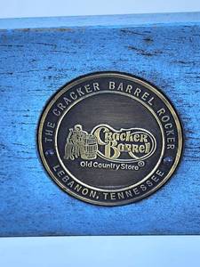 Very Large Sturdy Cracker Barrel Rocking Chair