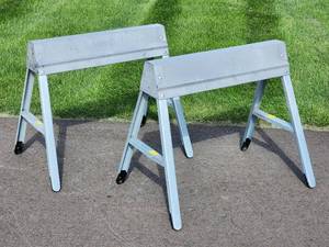 Set of Folding Sawhorses