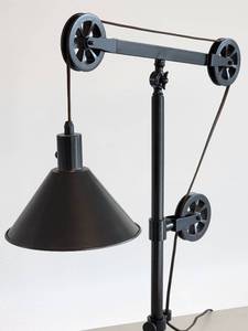Pulley End Table   Desk Lamp
