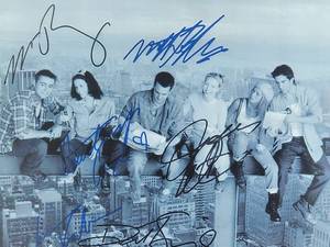 Autographed Photo by The Cast of Friends, No COA