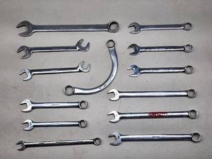 (13) Assorted Snap-On Metric  Standard Wrenches