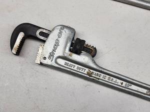(2) Assorted Sized Snap-On Pipe Wrenches
