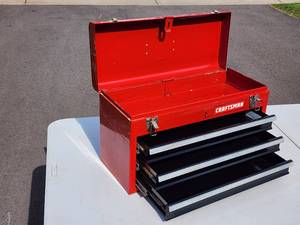 Craftsman Red Benchtop Toolbox