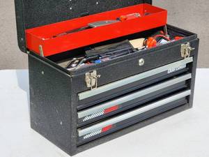 Craftsman Black Benchtop Toolbox with Contents
