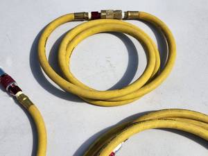 (3) Goodyear Yellow 38 250 psi Air Tool Hose Extensions