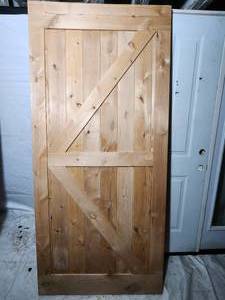 2-38x84 knotty Alder barn doors