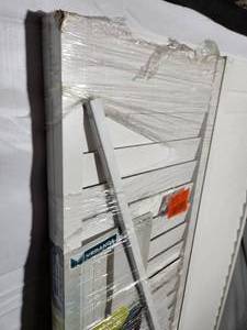 2-30x80 slatted white bifold closet doors
