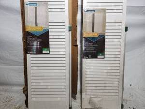 2- 3080 slatted bifold closet doors