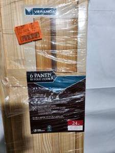 24x80 unfinished pine bifold closet door